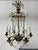 Louis XVI Glass Chandelier with Pearl Garland and Painted Sheet Metal For Sale - Image 9 of 18