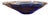 Glass Cobalt Boat Plate by František Špinar for Skrdlovice, 1970s For Sale