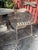 Mid 20th Century Mid 20th Century Woodard Strap Iron Patio Set, Winter Beige Powder Coated, 5 Pieces, Attributed For Sale - Image 5 of 9
