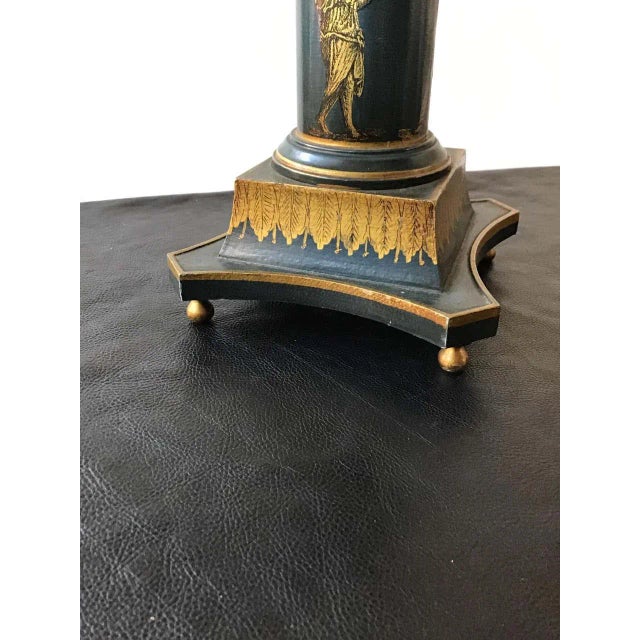 1960s Italian tole classical lamp.
