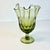 Glass Mid-Century Boho Chic Compressed Viking Glass Handkerchief Rim Vase For Sale - Image 7 of 13