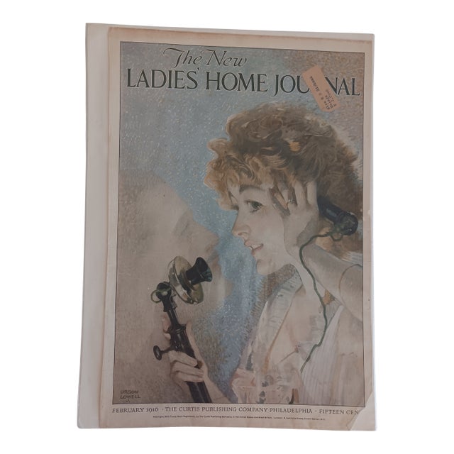 Imaginary Lover 1916- LHJ Magazine Cover -Early Telephone For Sale