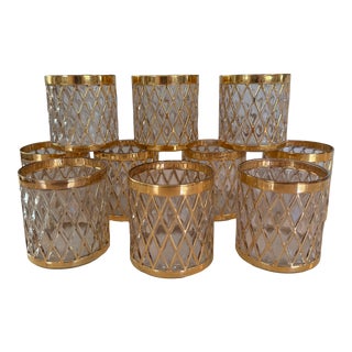 Vintage Imperial Glass Sekai Ichi Lowball Cocktail Glasses—set of 10 For Sale