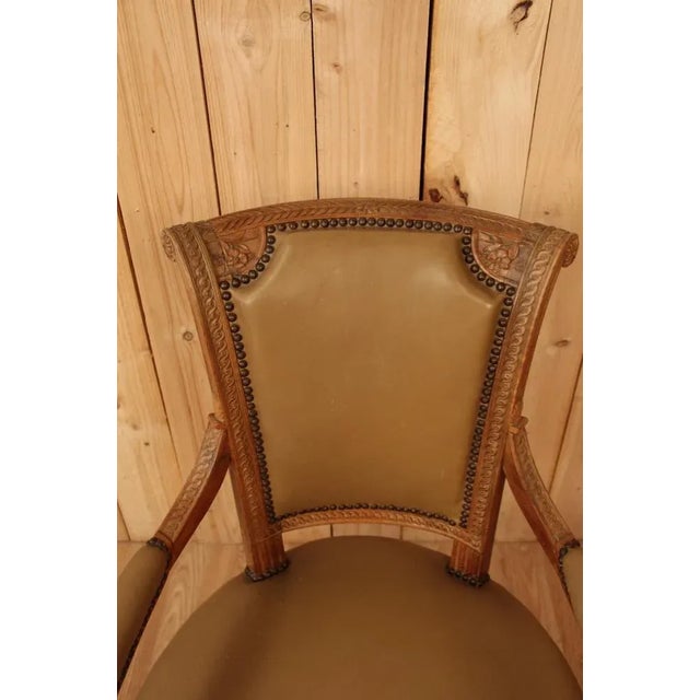 Wood Set of Vintage 18th Century Louis XVI Armchairs For Sale - Image 7 of 11