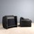 Black Maralunga Armchairs attributed to Vico Magistretti for Cassina, Set of 2 For Sale - Image 8 of 10