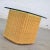 Modern Coastal or Island Style Side Table Rattan Wicker With Thick Glass Top For Sale - Image 4 of 13