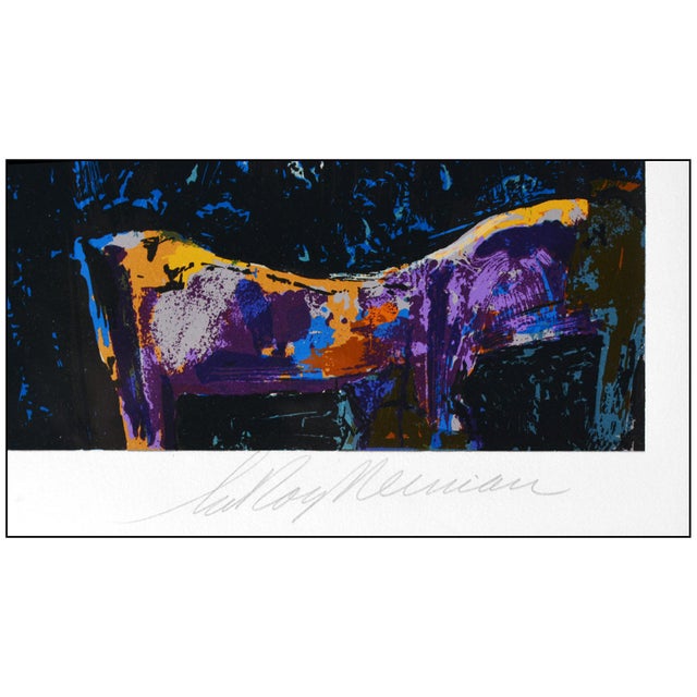 Leroy Neiman 2004 International Poker Modern Green Serigraph LeRoy Neiman For Sale - Image 4 of 6