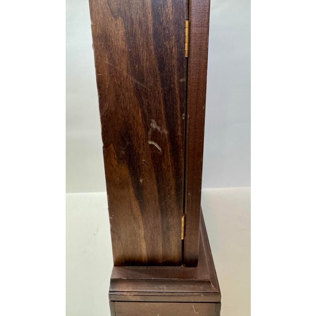 Brown Vintage Thorens Swiss Disc Music Box Cabinet – Project Piece With 30 Discs For Sale - Image 8 of 12