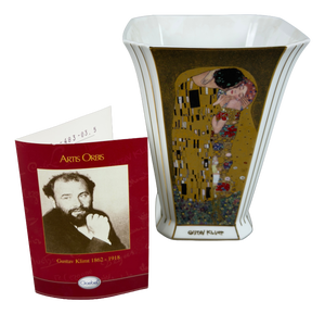 Limited Edition Artis Orbis The Kiss Vase in Porcelain by Gustav Klimt for Goebel, 2000s