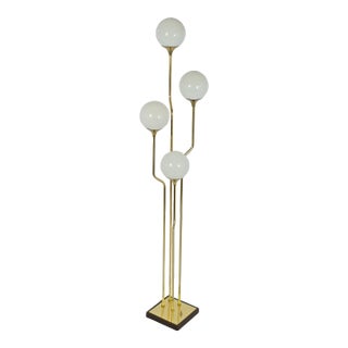 Vintage Mid-Century Modern Brass Floor Lamp by Goffredo Reggiani For Sale