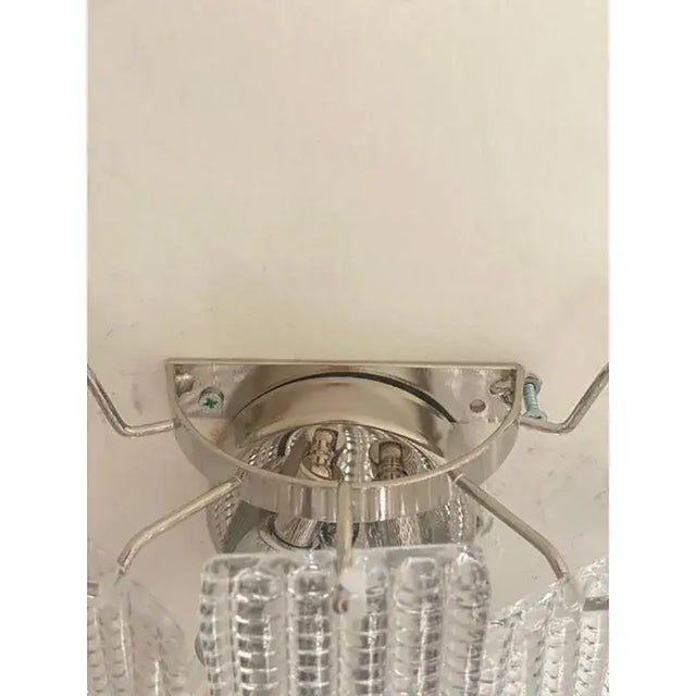 Simoeng “Listelli” Murano Glass Wall Sconce With Diamond Strips - Set of Four For Sale - Image 6 of 13
