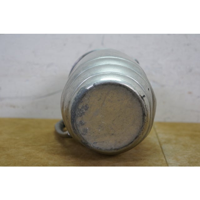 Late 20th Century Pewter Coffee Tea Samovar Service Percolator Creamer Pitcher Sugar Bowl - 4 Pcs For Sale - Image 14 of 18