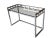 1970s Willy Rizzo–Style Chrome & Glass Writing Desk | Geometric Hollywood Regency Console Table Bring sculptural...