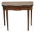 Antique Sheraton Federal Mahogany Urn Inlay Flip Serpentine Console Game Table For Sale