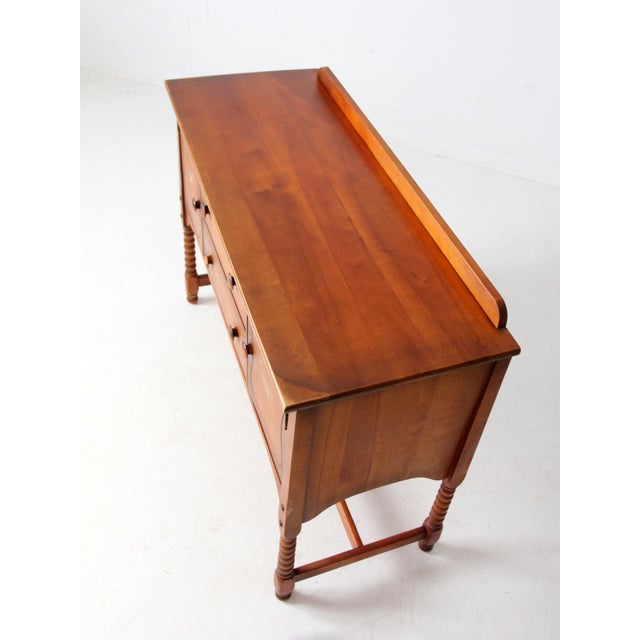 Vintage Phoenix Chair Co Floral Buffet Cabinet For Sale - Image 9 of 12