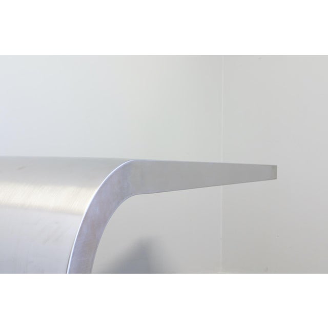 1960s Diapason Stainless Steel Desk by Marzio Cecchis for Studio Most, 1968 For Sale - Image 5 of 14