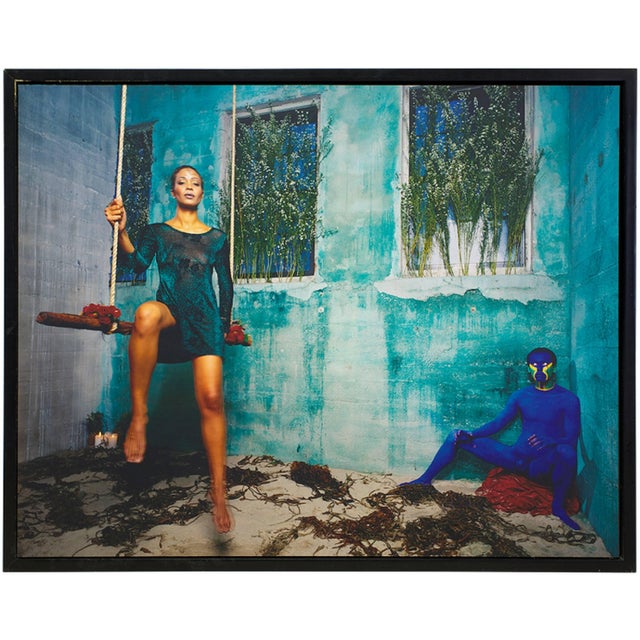 Original color vintage Cibachrome print, very large size, signed on verso. Lyle Ashton Harris (born 1965) is an American...