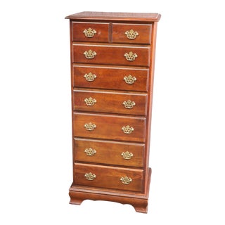 Georgian Style Cherry Lingerie Chest For Sale