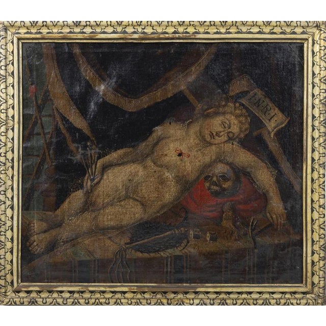 Portuguese Artist, Nude, 18th Century, Oil on Canvas For Sale - Image 6 of 6