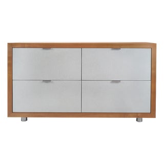 Rees Roberts Walnut & Faux Shagreen Dresser For Sale