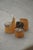 Mid-Century Swedish Pine Stump Chair / Kubstol with Floral Upholstery, 1960s For Sale - Image 15 of 18