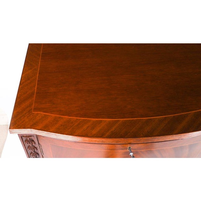 Vintage Flame Mahogany Sideboard from Maple & Co. For Sale - Image 10 of 18