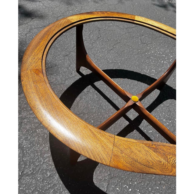 Brown Mid Century Modern Boomerang Coffee Table Frame | Silhouette Series by Lane Furniture For Sale - Image 8 of 12