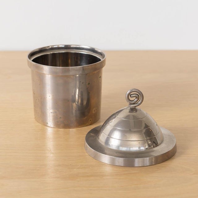 1930s Italian Art Deco Canister Set of 2 For Sale - Image 11 of 14