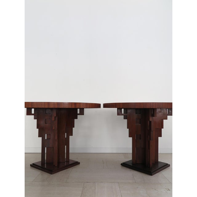 Gueridon Tables with Sculptural Base, Italy, 1930s, Set of 2 For Sale - Image 4 of 18