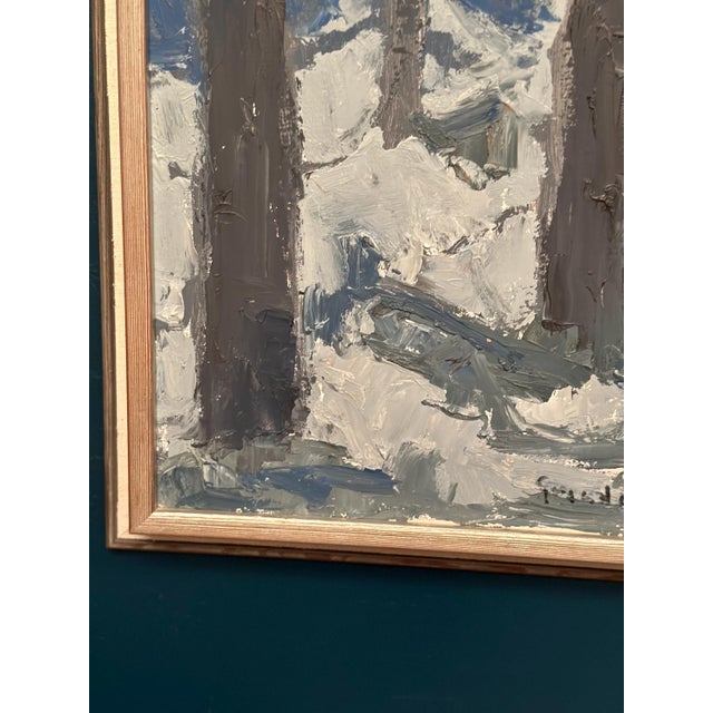Svän Grandin, Three Trees, 1960s, Oil on Panel, Framed For Sale - Image 7 of 16