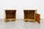 Pair - Mid Century Dutch Modern Nightstands | Art Deco Bedside Tables, C. 1950's For Sale - Image 4 of 11