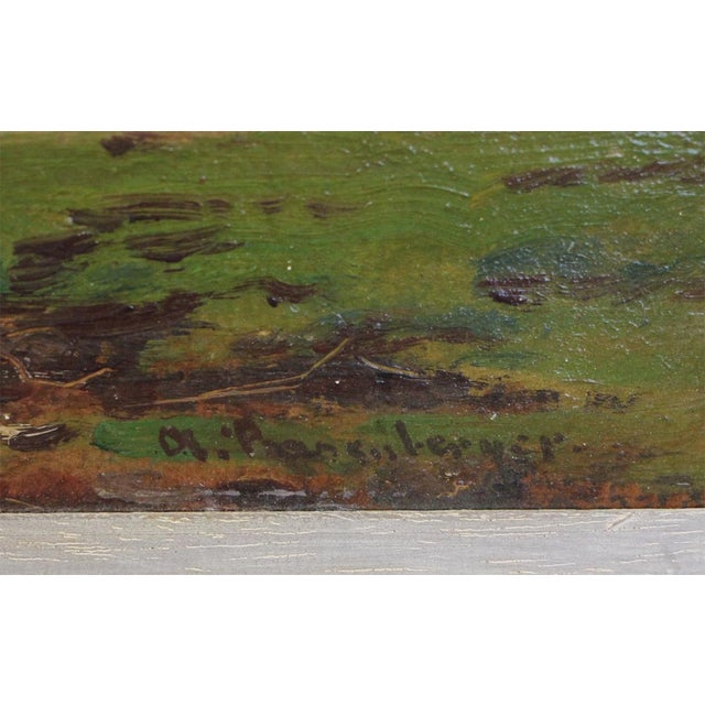 Alfred Rasenberger, Landscape, 20th Century, Oil Painting on Board, Framed For Sale - Image 3 of 7