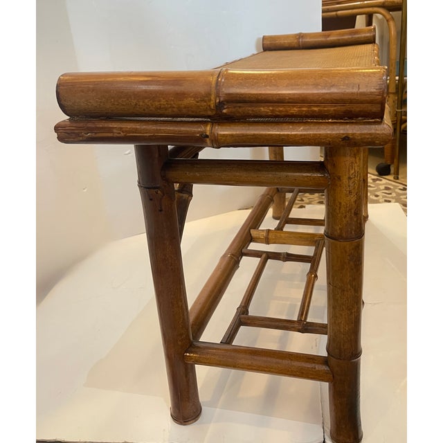 Camel Vintage Bamboo Bench, 1970s For Sale - Image 8 of 16