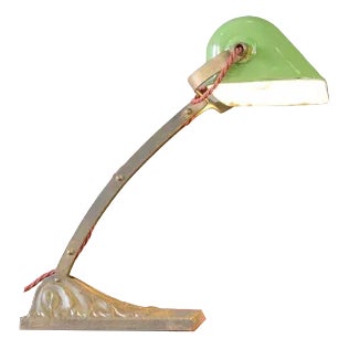 Banker's Desk Lamp from Niam Paris, 1920s For Sale