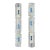 3 Tier 1970s Murano Glass Wall Sconces by Carlo Nason for Av Mazzega – Set of 2 For Sale