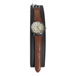 Shinola Mens Leather Band Watch For Sale