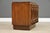 A mid century modern brutalist style walnut two door nightstand. Excellent original condition. Made in Canada. Circa...