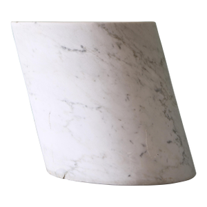 Rare Lucia Mercer for Knoll Solid Marble Stump Tables, C. 1982 (4 Avail)