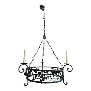 Chandelier Mizner Workshop 1920s Attributed For Sale