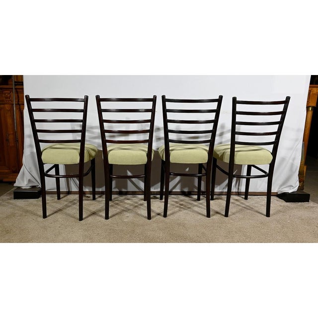 Scandinavian Wooden Chairs, 1960, Set of 4 For Sale - Image 4 of 18