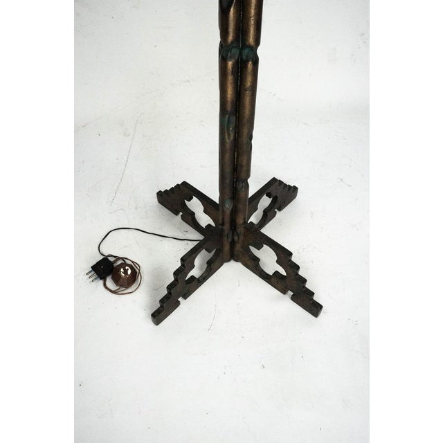 Brutalist Italian Floor Lamp from Longobard, Italy, 1970s For Sale - Image 11 of 16