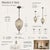WF & OS: Add a soft vintage charm to your space with this French-inspired crystal pendant. The handcrafted design features...