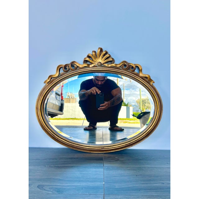 Vintage Hollywood Regency Mirror. Circa Late 20th Century