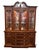 Vintage Chippendale Style Mahogany China / Display Cabinet For Sale - Image 9 of 10
