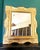 Large gilt and carved wooden mirror, 20th century, decorated with foliage. In very good condition, quite heavy. 97 x 87 x...