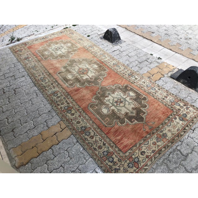 Tribal Vintage Wool Anatolian Vintage Runner Rug For Sale - Image 3 of 11