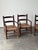 Farmhouse Rustic Pine Hearth Armchairs, France, Mid-20th Century — Set of Four For Sale - Image 3 of 18