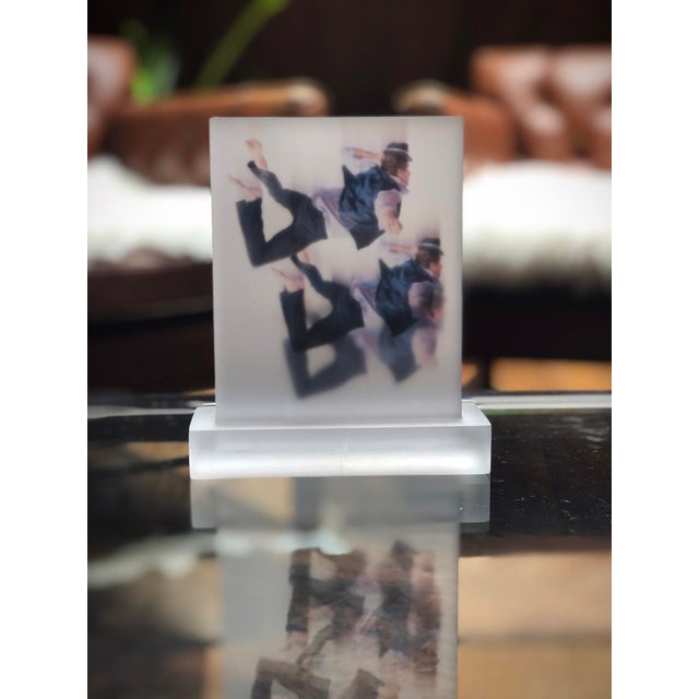 Nothing Ventured by Michelle Jader | Digital print on 5 acrylic panels featuring abstract figures. For Sale