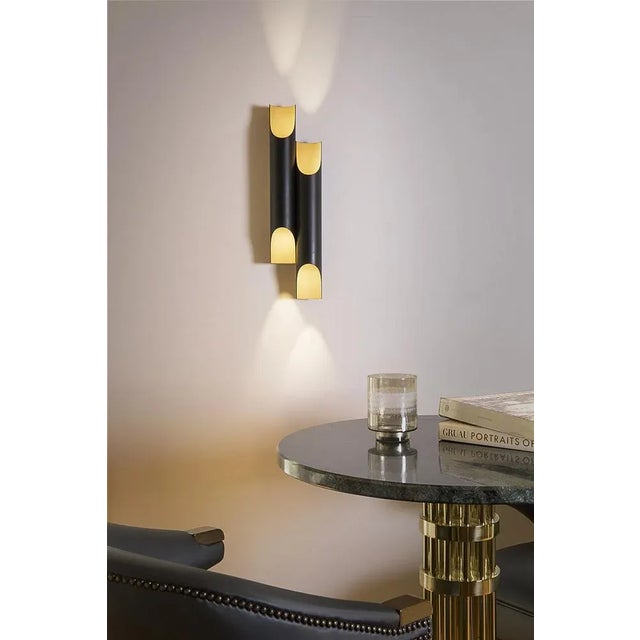 Galliano 2 Wall Light by DelightFULL For Sale - Image 9 of 13