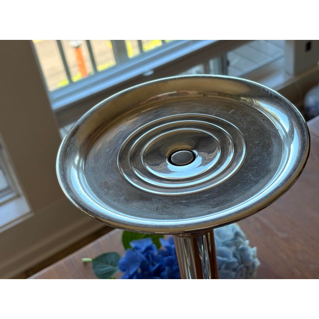 Vintage Silver Champagne Bucket With Floor Stand For Sale - Image 10 of 12